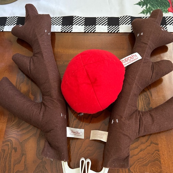 Dan Dee Rudolph The Red-Nosed Reindeer Antlers & Red Nose Car Costume Christmas - Picture 2 of 6